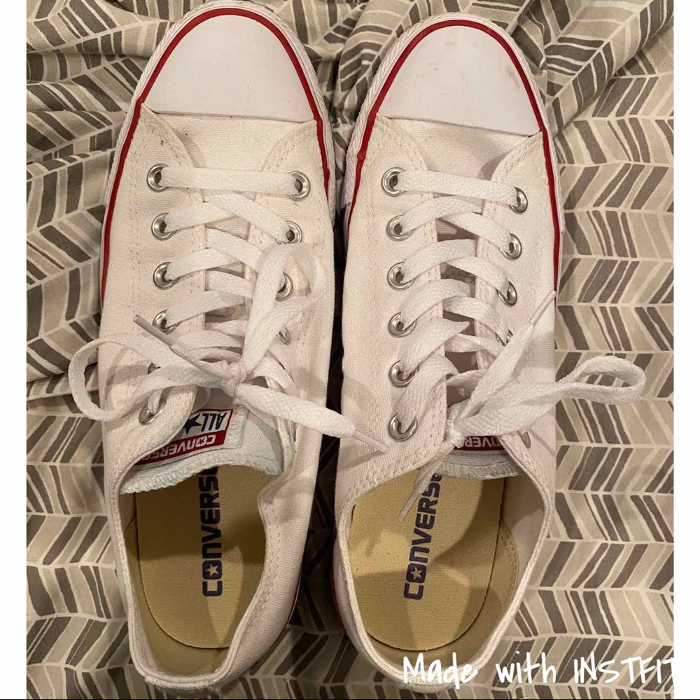 Converse sneakers White (unisex, women’s size 9)